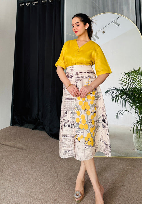 Sunset Swirl Skirt Set